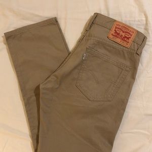 Levi's 511 khaki colored jeans size 32x30